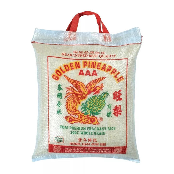 AAA GOLDEN PINEAPPLE THAI PREMIUM FRAGRENT RICE 100% WHOLE GRAIN -5KG