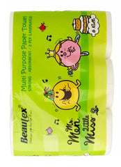 Beautex 2-Ply Multi Purpose Paper Towel (6 Rolls x 70 Sheets)