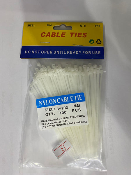 Cable Tie 3x100mm (100pcs)