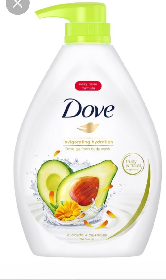 Dove Body Wash Avocado+Calendula - 1L