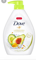 Dove Body Wash Avocado+Calendula - 1L