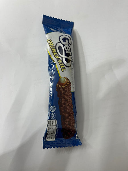 GERY CRUNCH ROLL CHOCOLATE VANILA - 23G