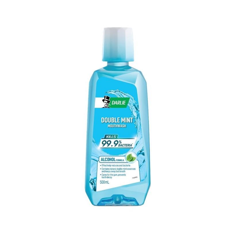 Darlie Anti Bacteria Mouthwash Double Mint 500ml (Alcohol)