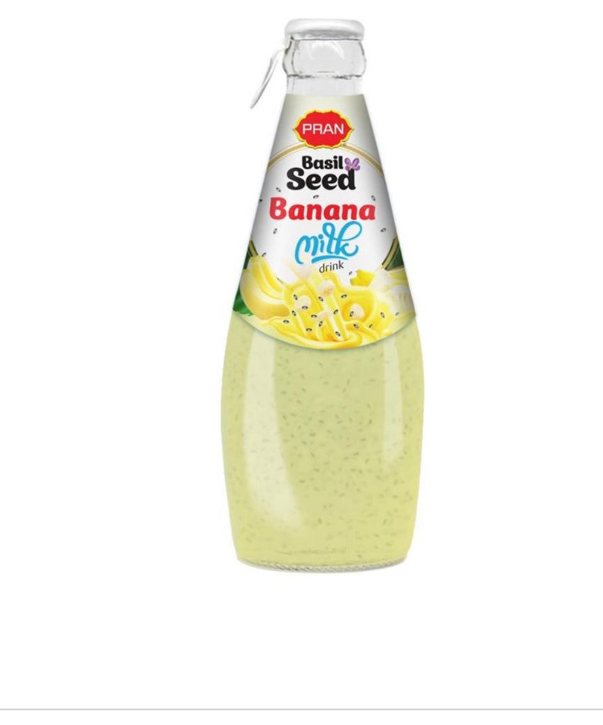 Pran Basil Seed Banana Milk Drink 290ml