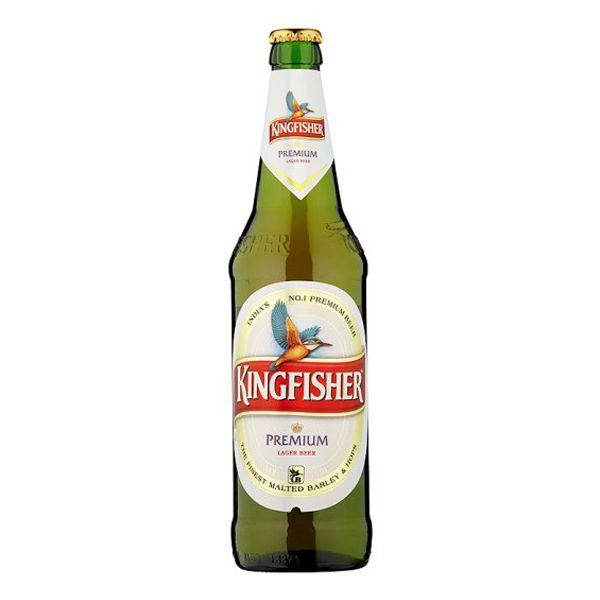 KINGFISHER PREMIUM LEGER BEER  BOTTLE 650ML